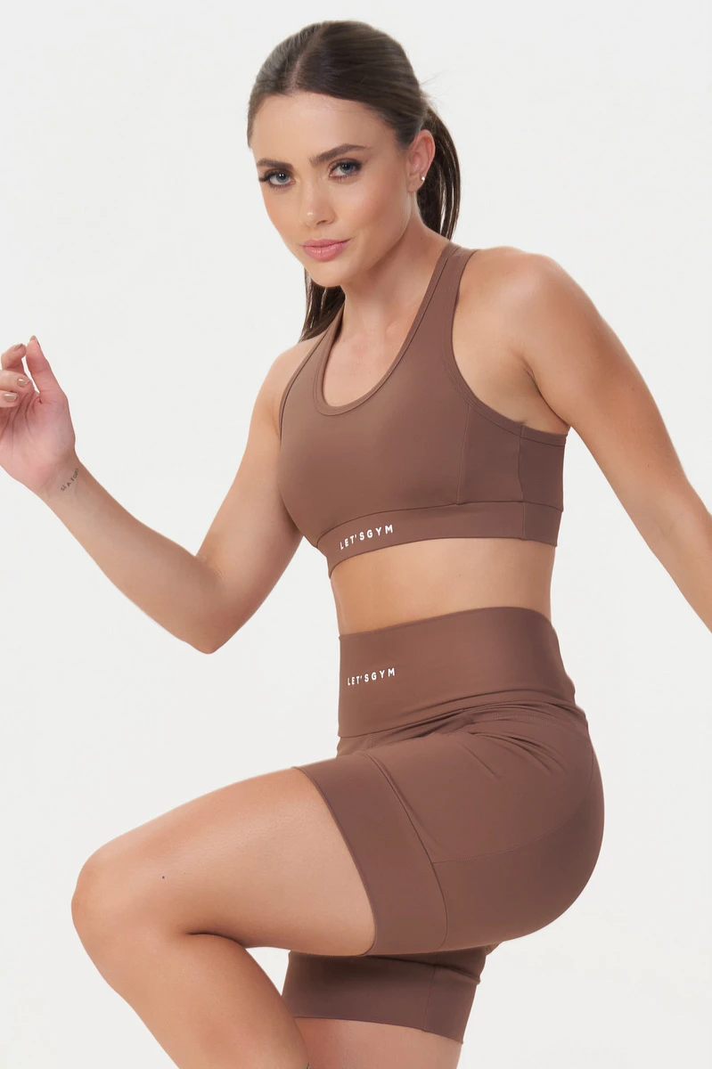 Lets Gym - Top Runner Basic Colors Marrom - 2912MR