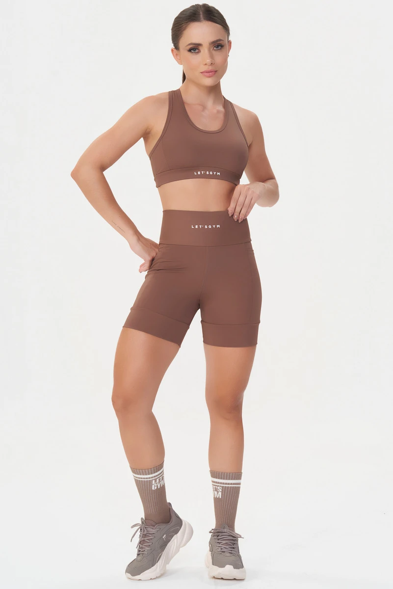 Lets Gym - Top Runner Basic Colors Marrom - 2912MR