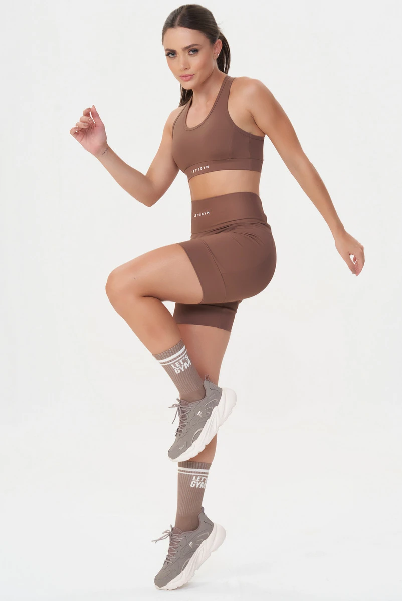 Lets Gym - Top Runner Basic Colors Marrom - 2912MR