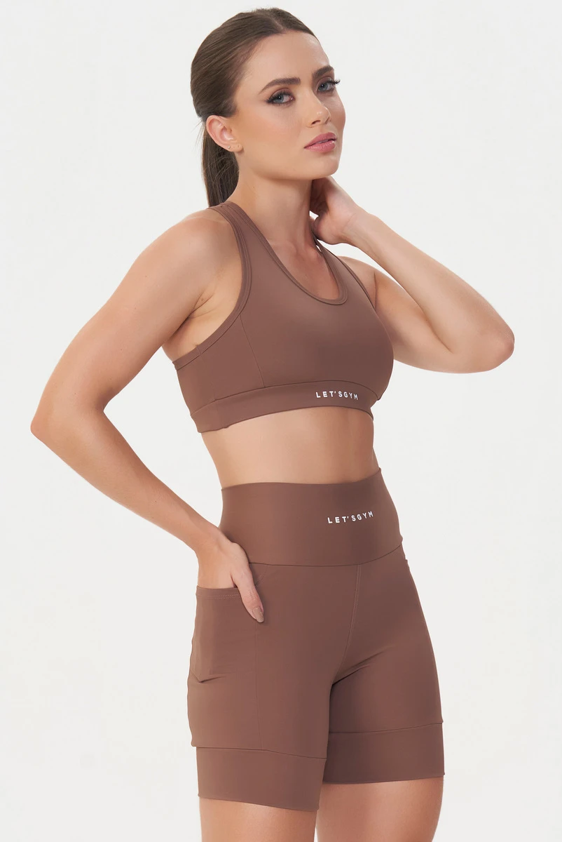 Lets Gym - Top Runner Basic Colors Marrom - 2912MR