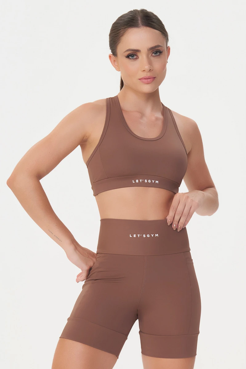 Lets Gym - Top Runner Basic Colors Marrom - 2912MR