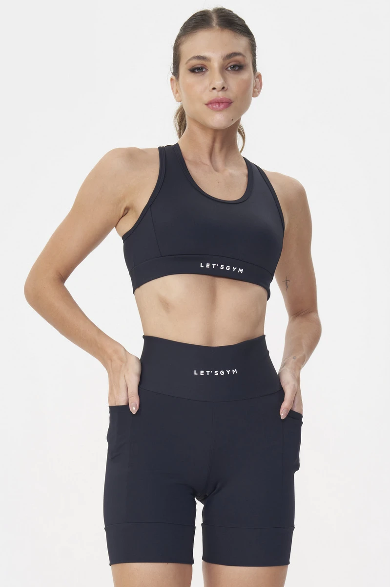 Lets Gym - Top Runner Basic Colors Preto - 2912PT