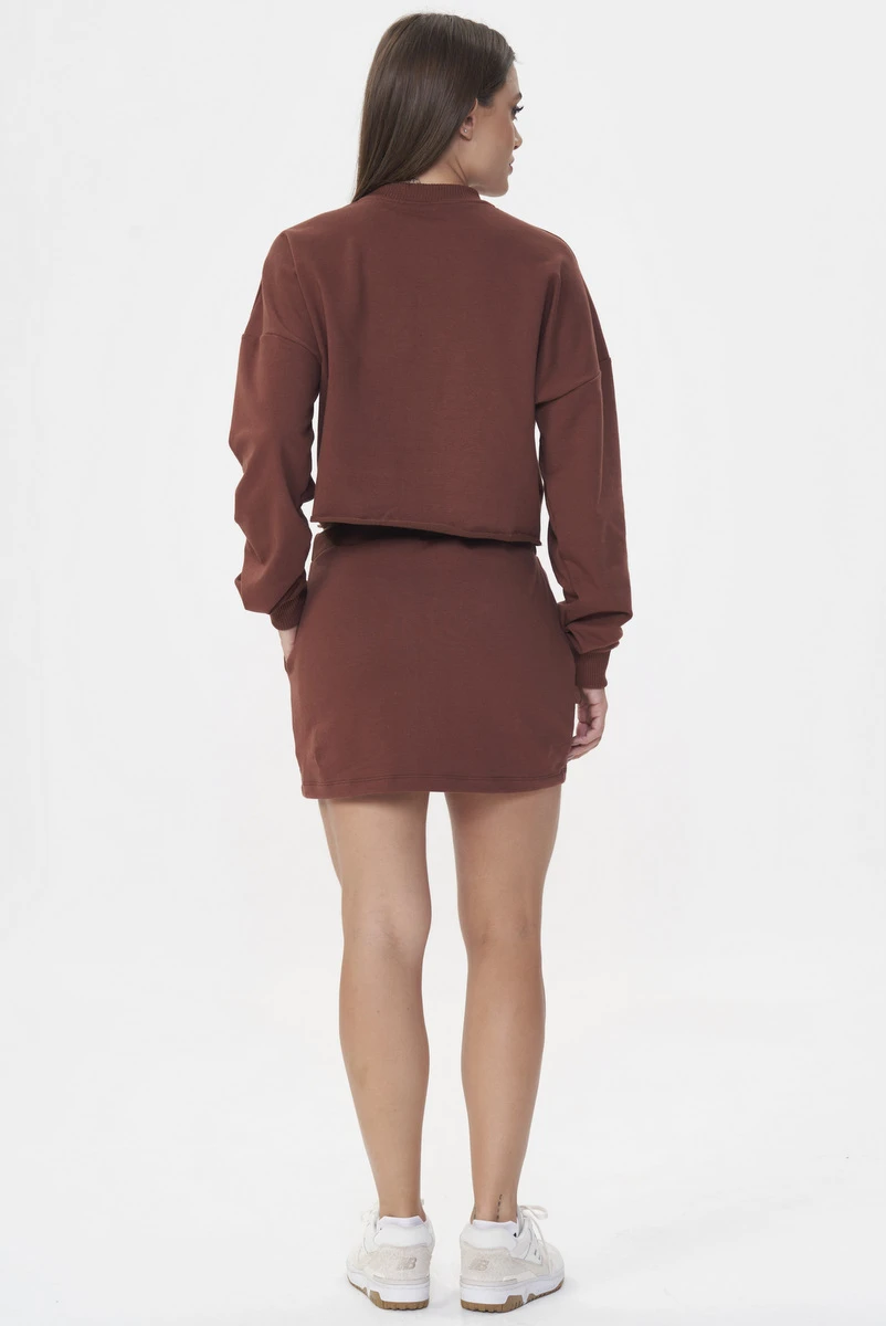 Lets Gym - Short Skirt Urban Layers Brown - 2919MR