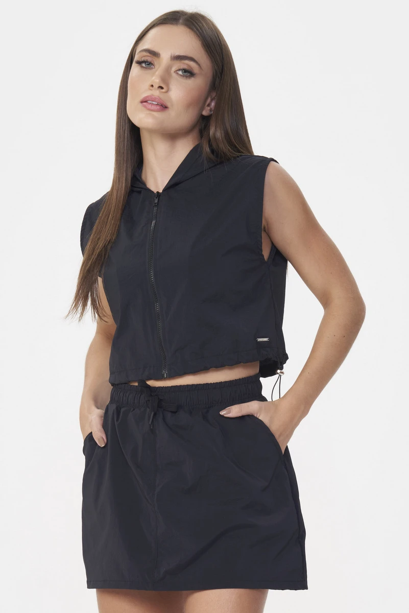 Lets Gym - Colete Athleisure Preto - 2920PT