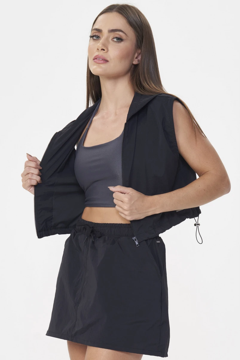 Lets Gym - Colete Athleisure Preto - 2920PT