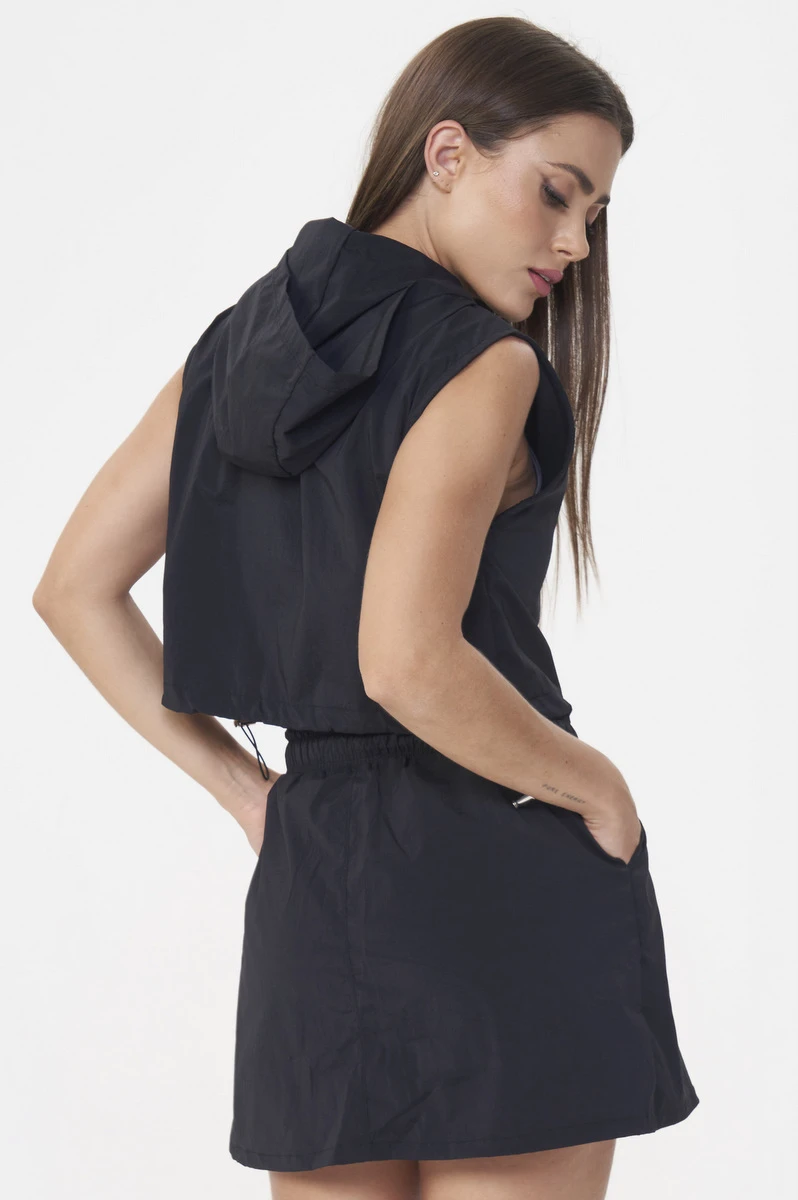 Lets Gym - Colete Athleisure Preto - 2920PT