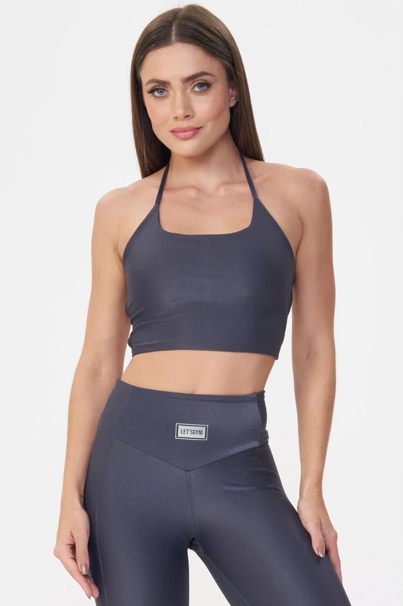Lets Gym - Cropped Bright Graphite - 2928GF