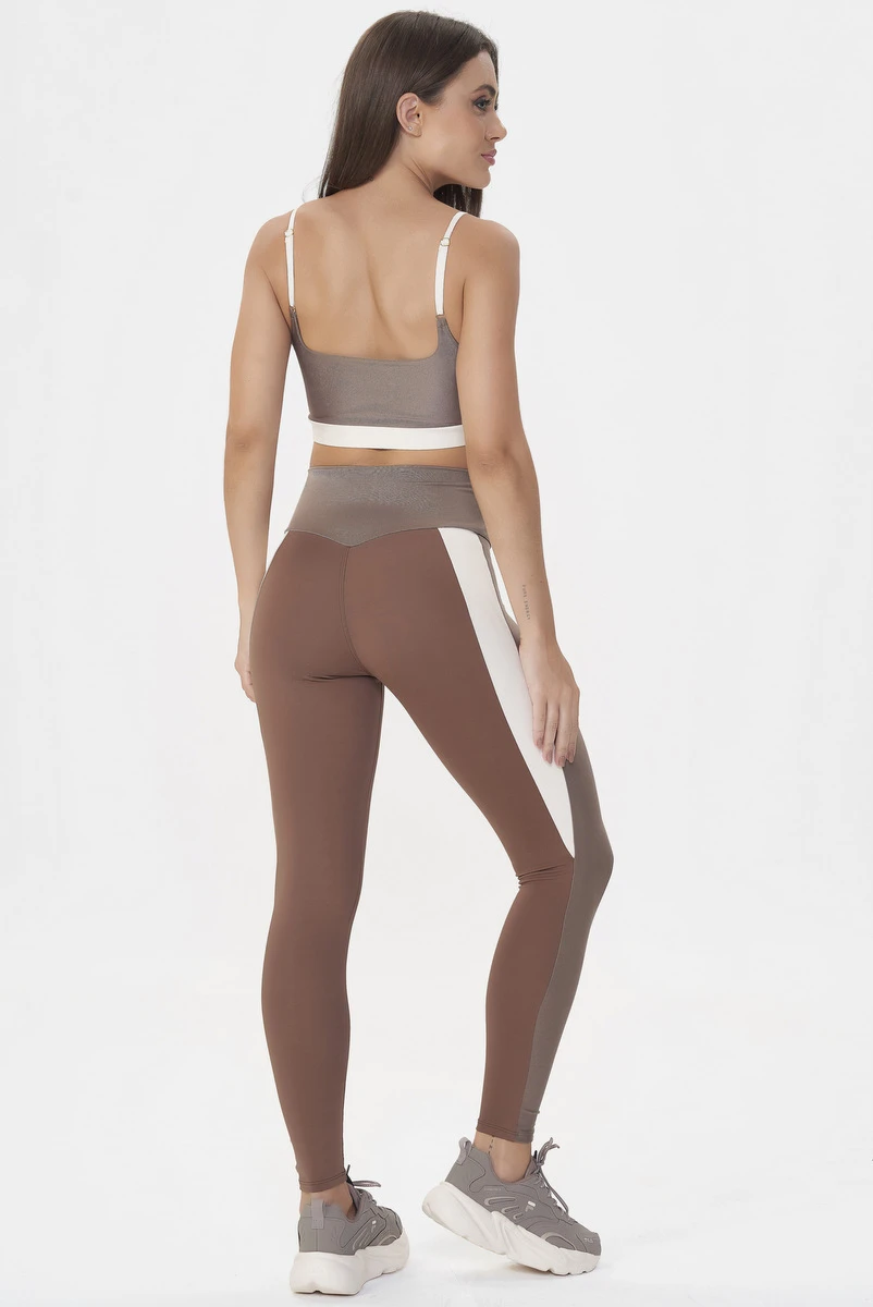 Lets Gym - Top Serenity Castanho - 2941CT