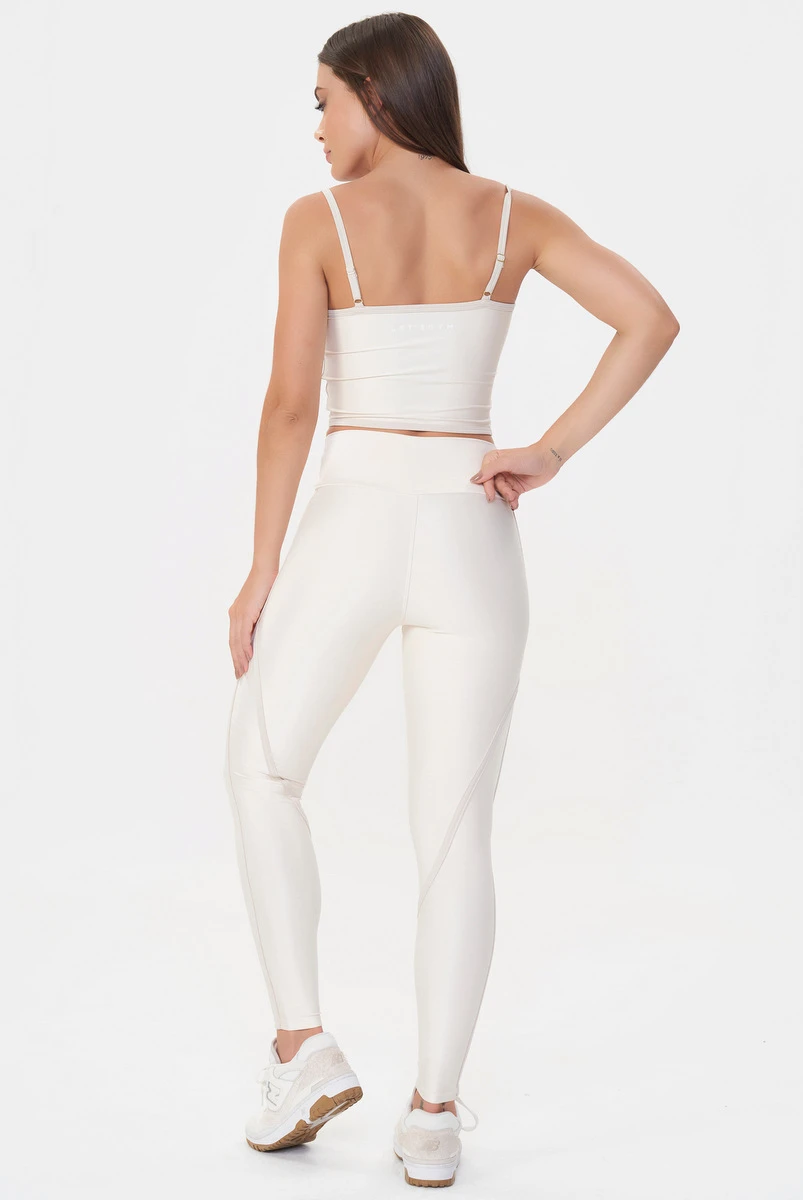 Lets Gym - Cropped Harmony Off White - 2956OFW