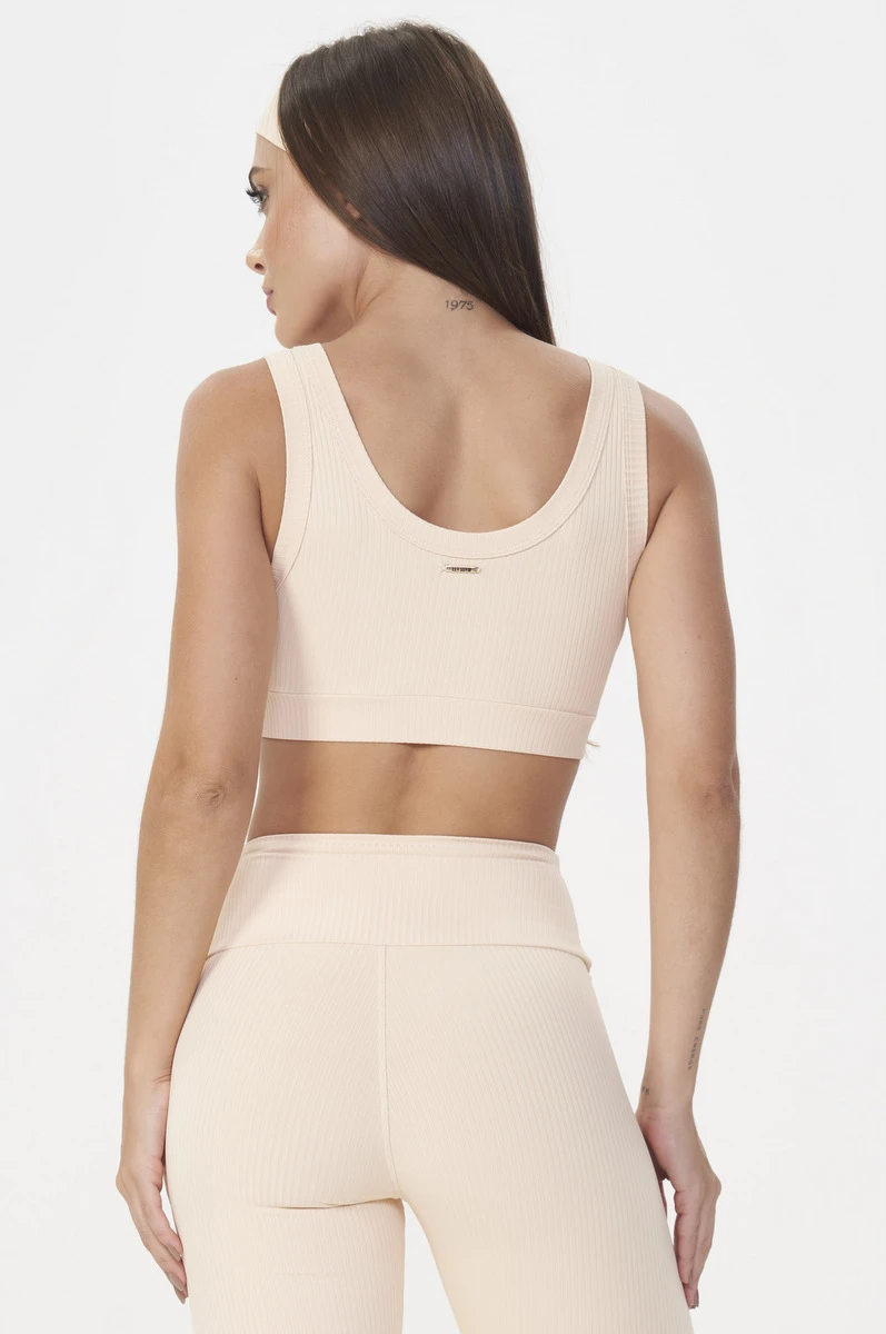 Lets Gym - Top Comfort Rib Soft Peach - 2981SP