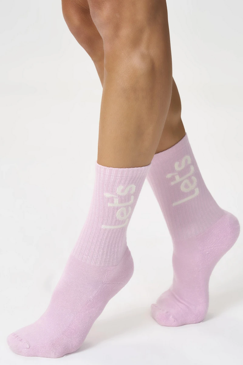 Lets Gym - Meia Letsgym Calm Rose - 3023CRS