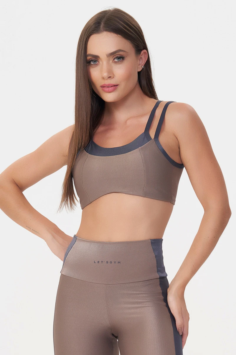 Lets Gym - Sports bra Equilibrium Brown - 3030CT