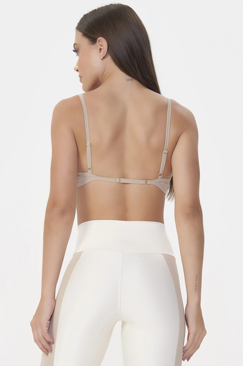 Lets Gym - Bliss Off White Sports Bra - 3048OFW