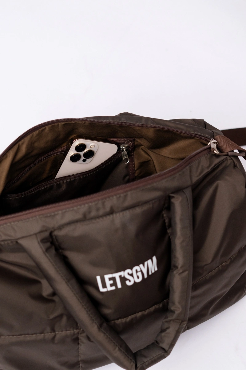 Lets Gym - Bolsa Academia Letsgym Coffee - 3052CF