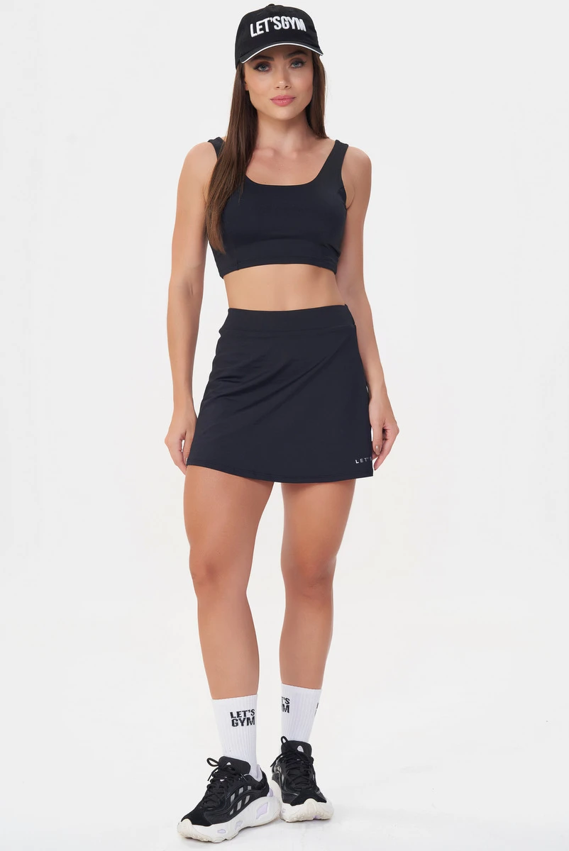 Lets Gym - Cropped Slate Preto - 3056PT
