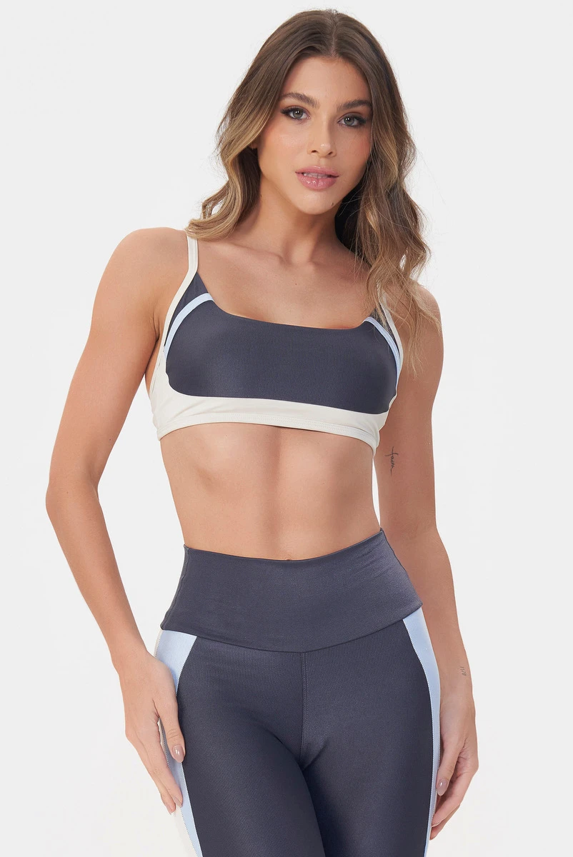 Lets Gym - Sports bra Bliss Graphite - 3048GF