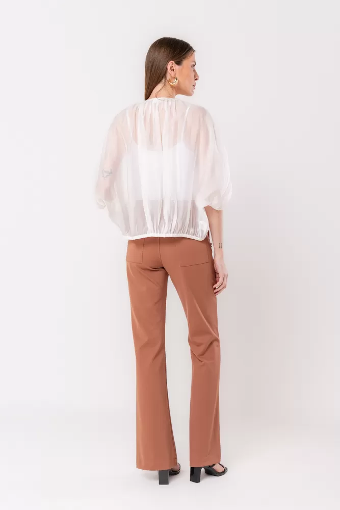 Hidrogênio - OFF-WHITE PLEATED JACKET - 20484018