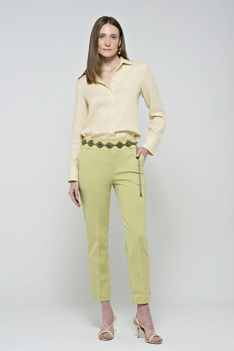Hidrogênio - LIGHT GREEN FISHERMAN PANTS - 19616462