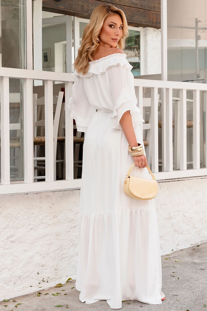 Miss Misses - Vestido Lilian Off White - 54655030