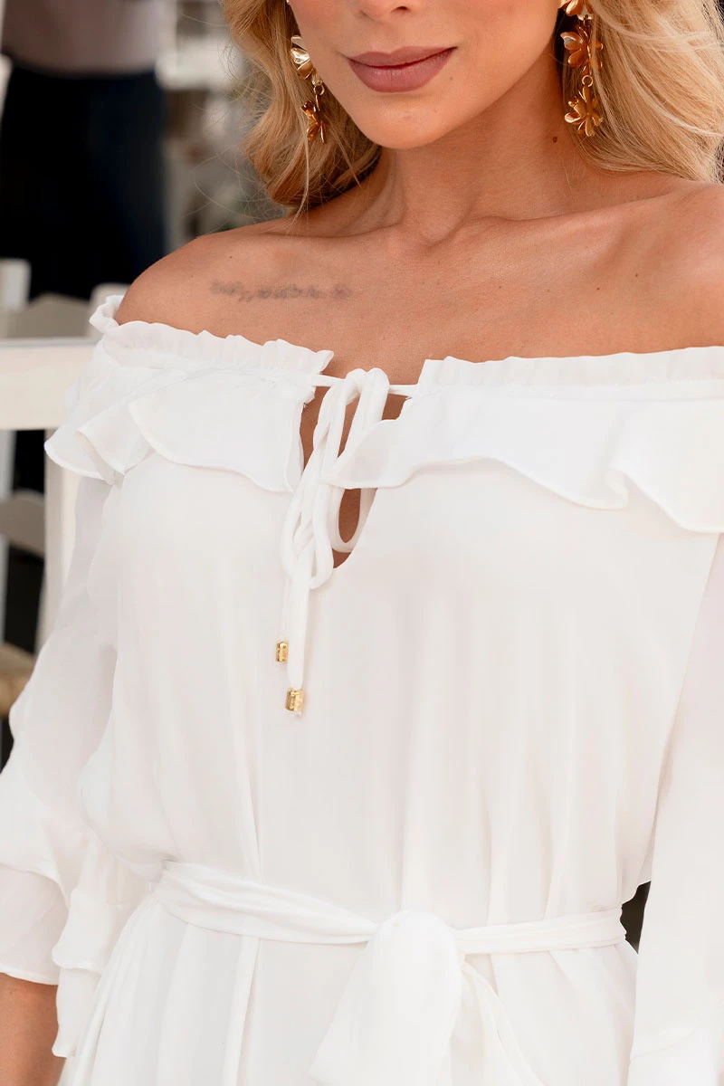 Miss Misses - Vestido Lilian Off White - 54655030