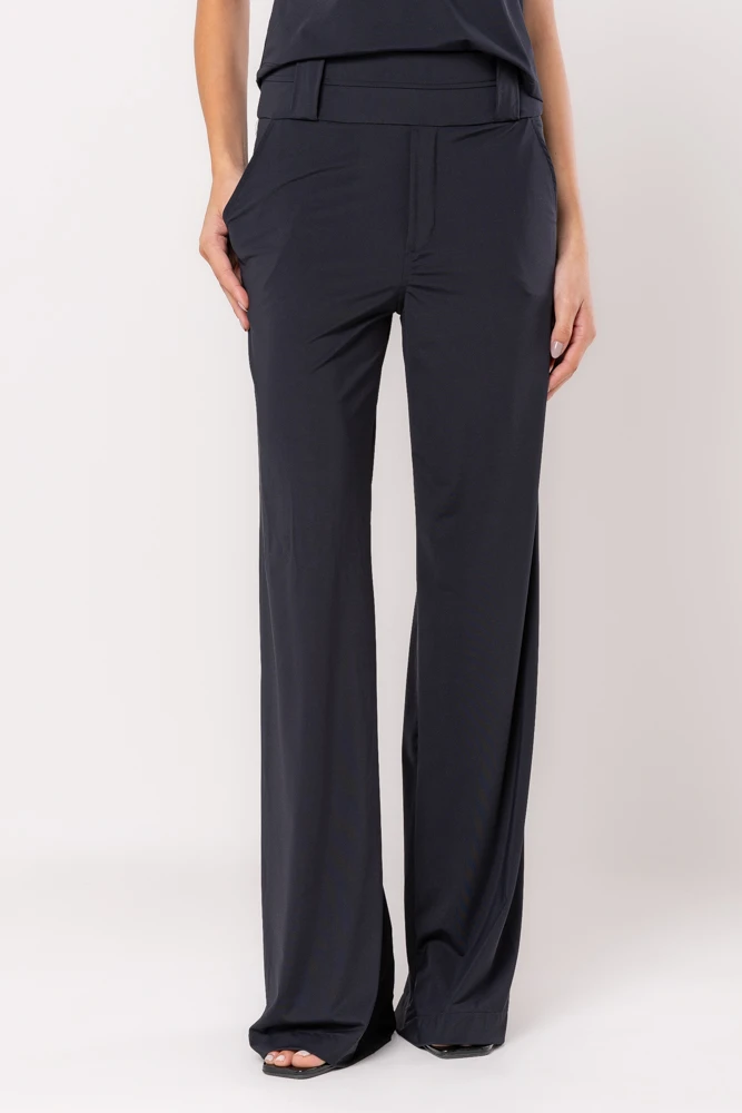 Hidrogênio - CALÇA IDALIA PANTALONA FLUITY PRETO - 19601001