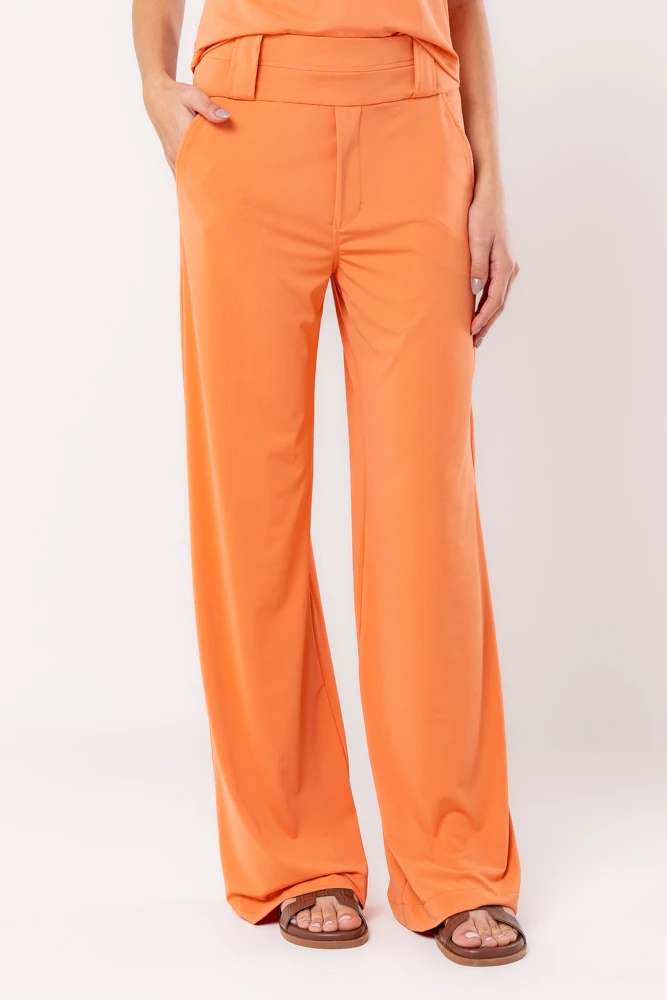 Hidrogênio - CALÇA IDALIA PANTALONA FLUITY CENOURA - 19601189