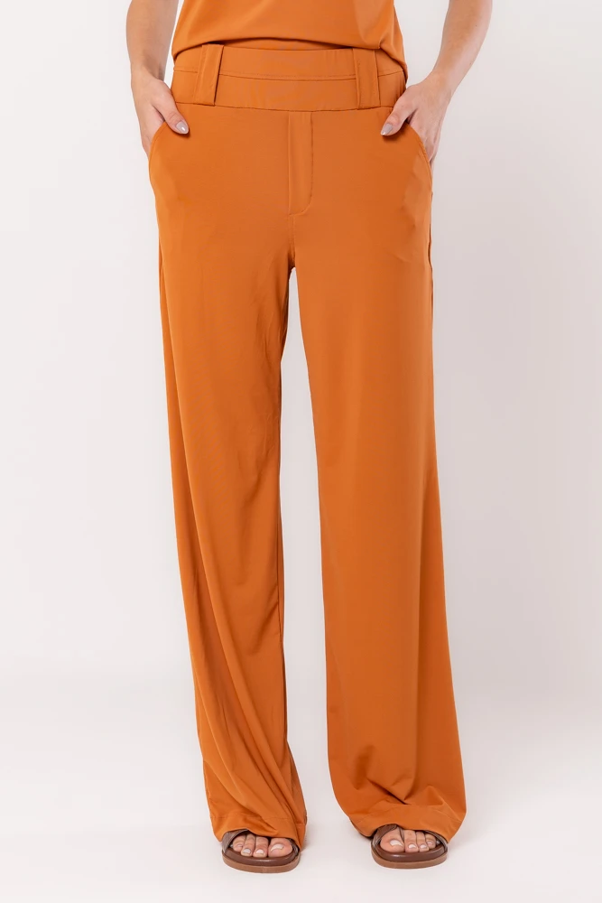 Hidrogênio - CALÇA IDALIA PANTALONA FLUITY TERRA - 19601332