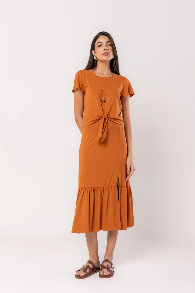 Hidrogênio - SKIRT WITH SLIT EARTH - 19596332