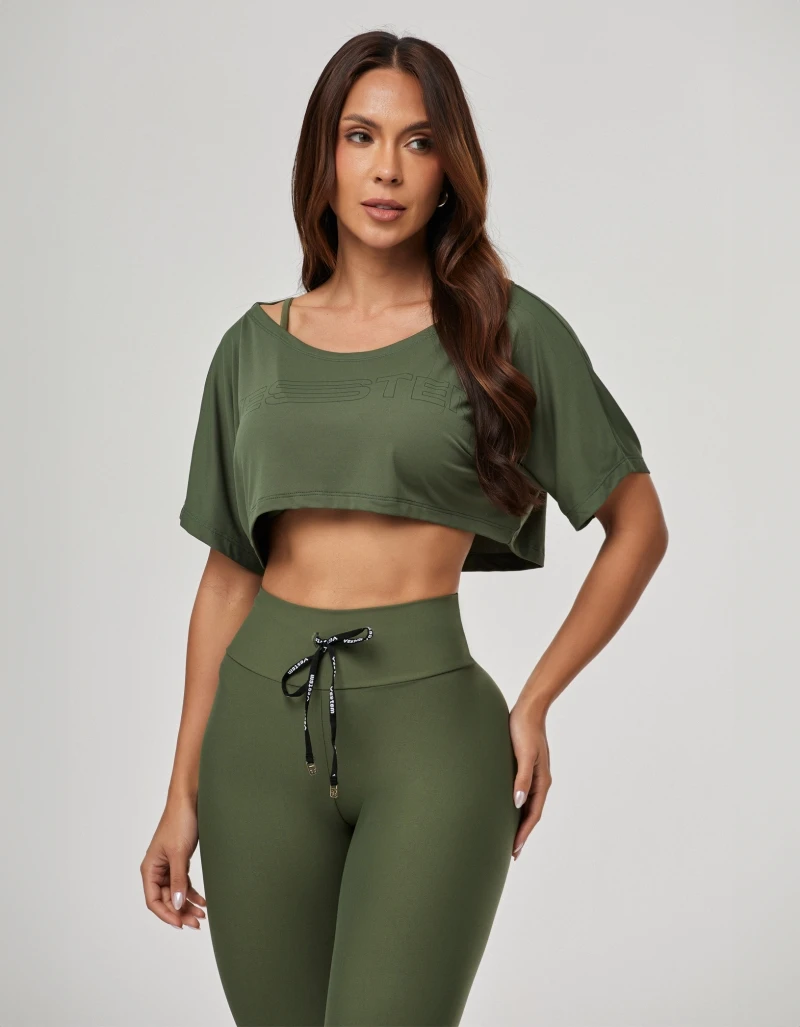 Vestem - Camiseta Manga Curta Dry Fit Set Verde Croco - BMC831.PE.C0292