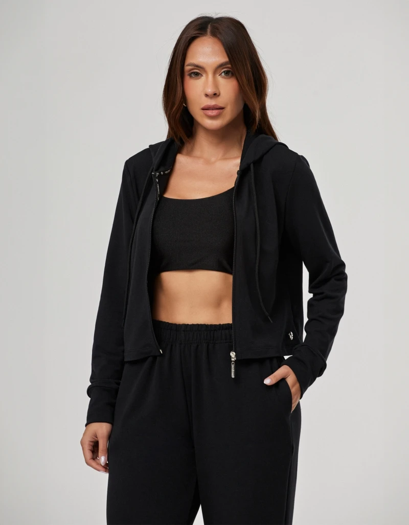 Vestem - Conjunto Moletom Luxe Preto - CJ239.PE.C0002