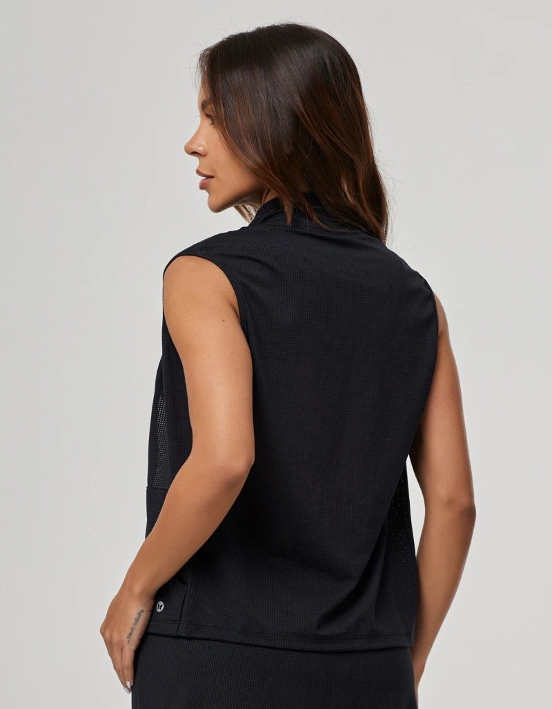 Vestem - Colete Dry Fit Intense Preto - COL10.PE.C0002