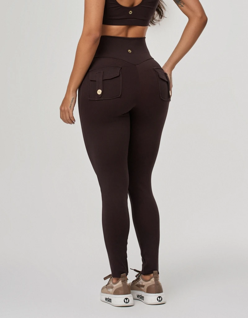 Vestem - Legging with Pockets, Brown Coffee Origin - FS1596.PE.C0601