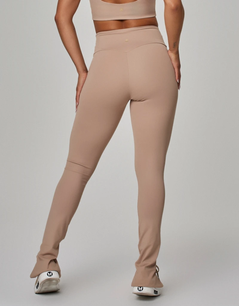 Vestem - Legging com Fenda Luxe Bege Kaki - FS1609.PE.C0130