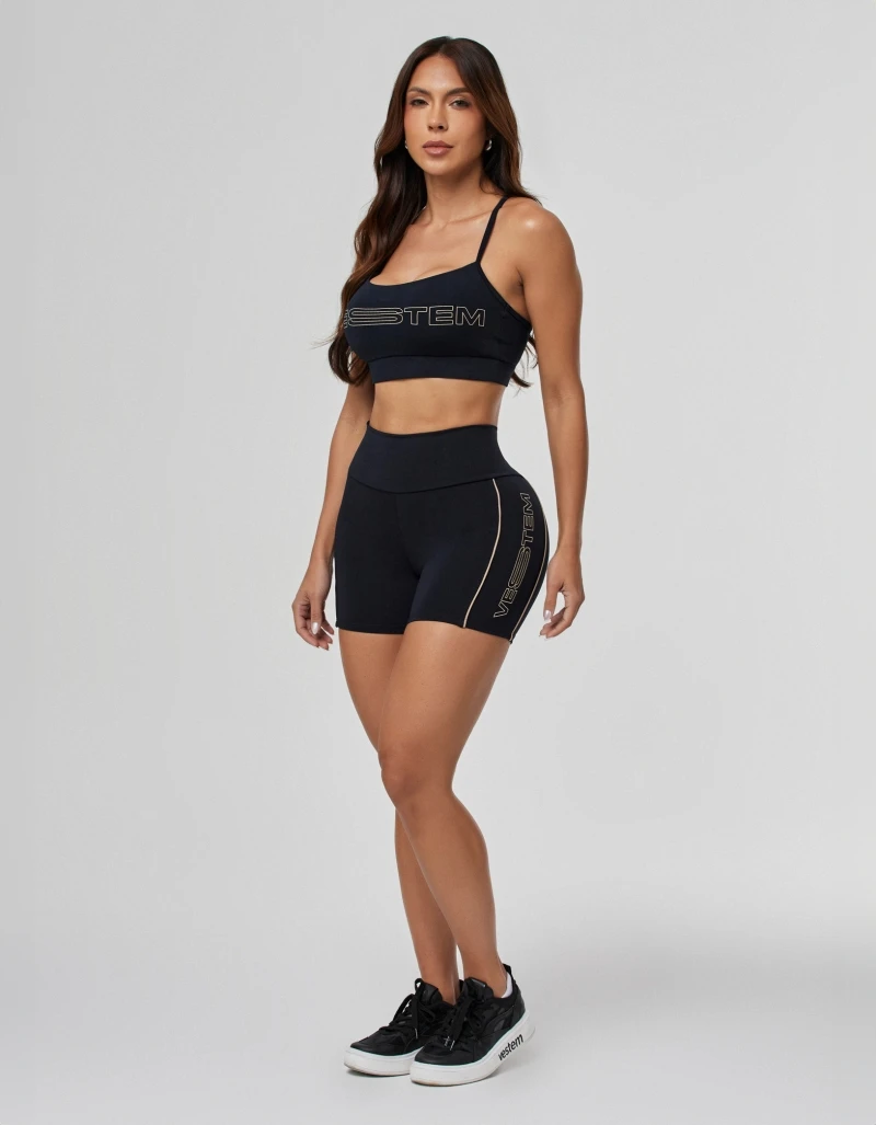 Vestem - Black Juju Shape Up Shorts - SH781.PE.C0002