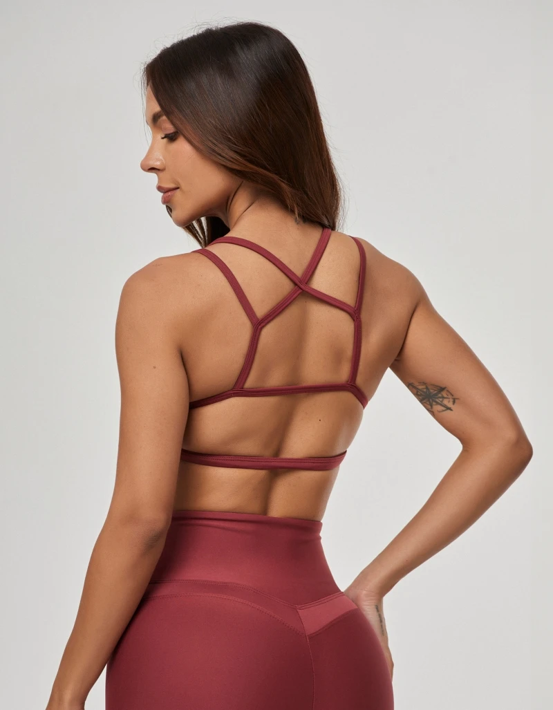 Vestem - Top Leve Sustentação Legacy Vermelho Adrenaline - TOP1259.PE.C0510