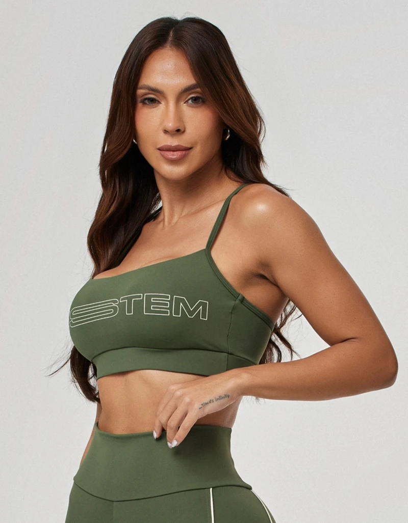 Vestem - Top Media Sustentação Juju Verde Croco - TOP1261.PE.C0292