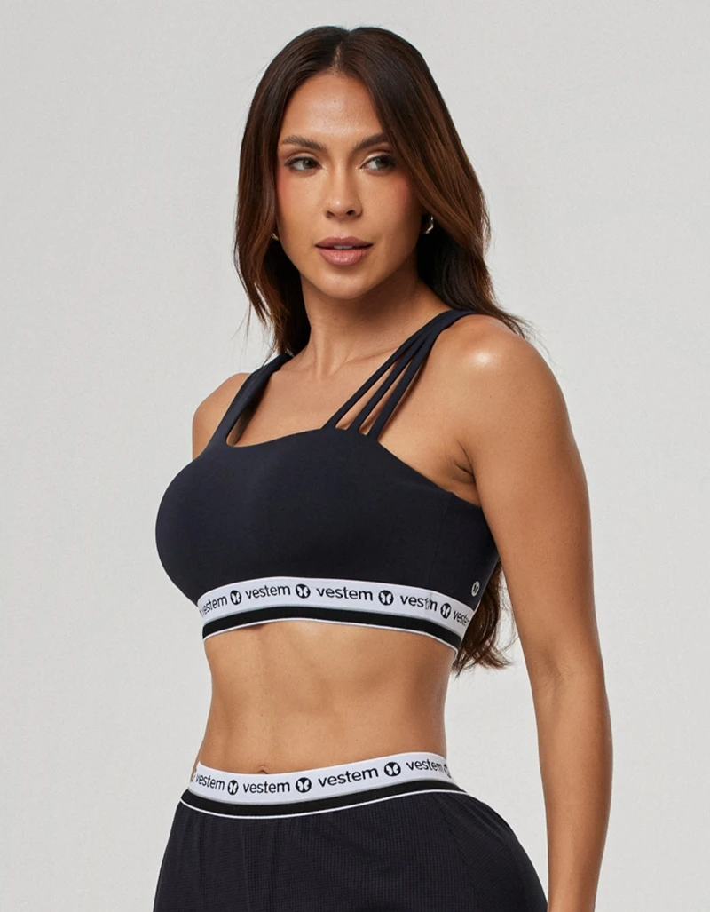 Vestem - Top Alta Sustentação Intense Preto - TOP1263.PE.C0002