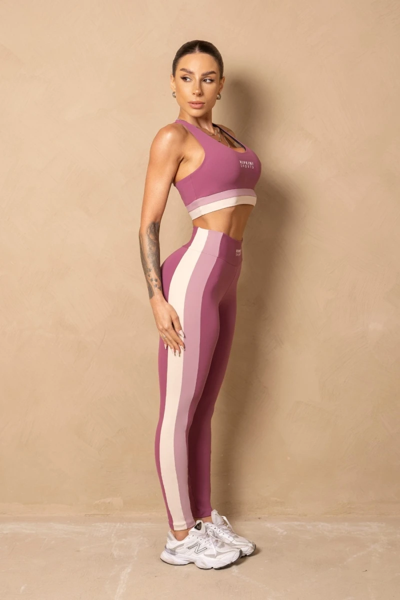 Hipkini - Fitness Breezy Mauve leggings with silk - 33331310