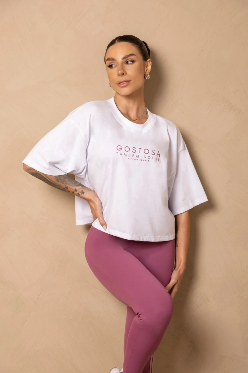 Hipkini - Breezy White Cropped T-Shirt - 33331312