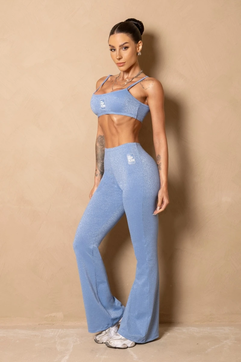 Hipkini - Top Fitness Breezy Azul Shine - 33331317