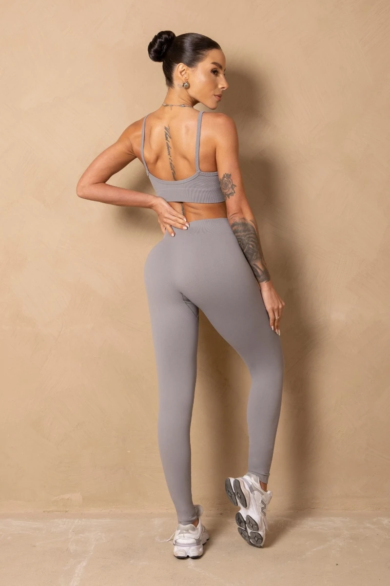 Hipkini - Breezy Seamless Gray Leggings - 33331383