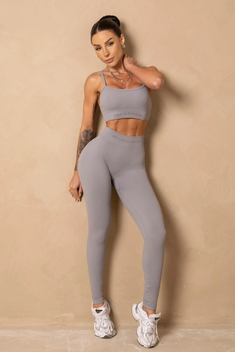 Hipkini - Breezy Seamless Gray Leggings - 33331383