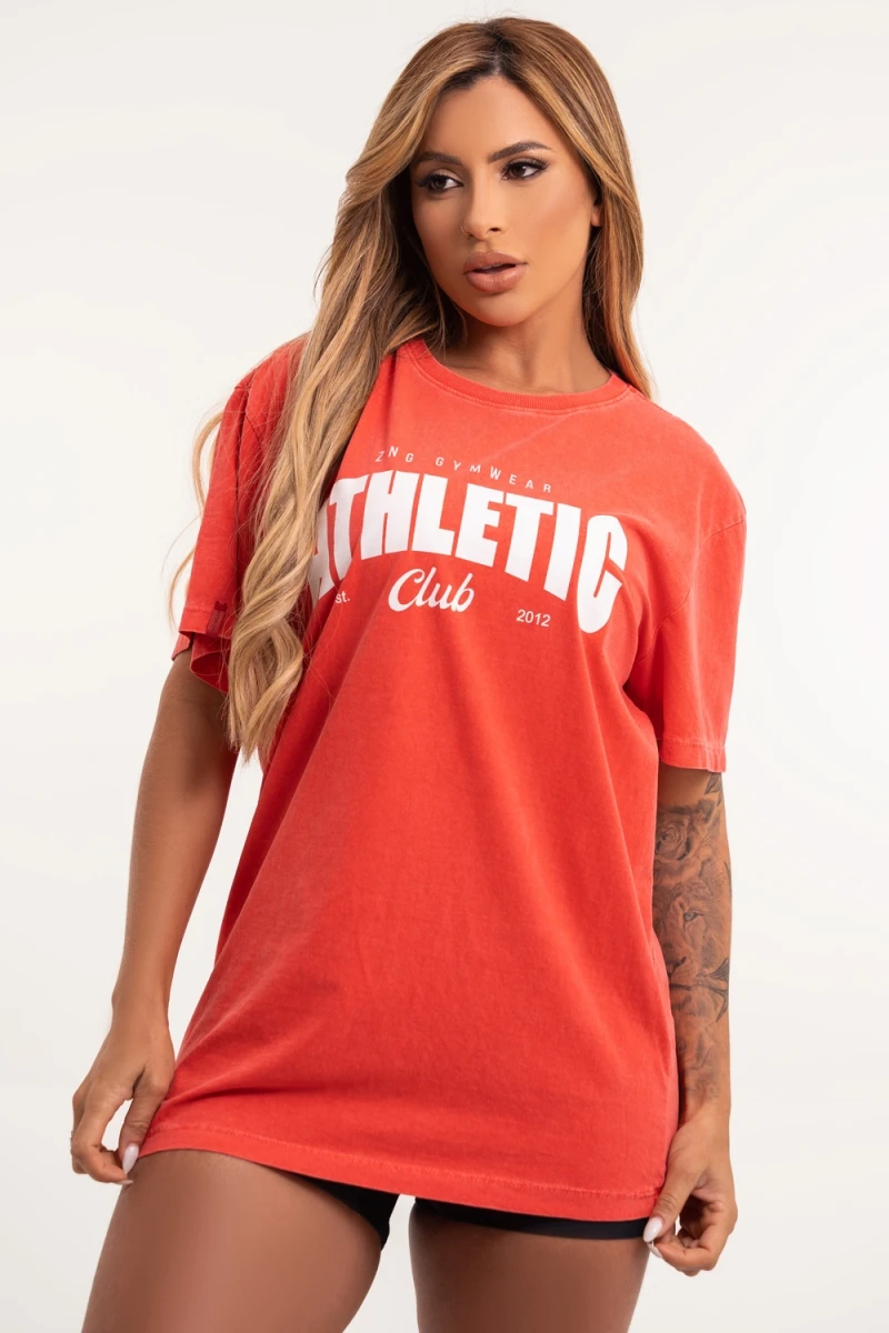 ZNG - T-SHIRT ATHLETIC RED - BLU314