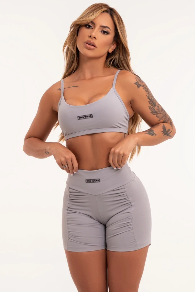 ZNG - Grey TieRomper Shorts - SHO258