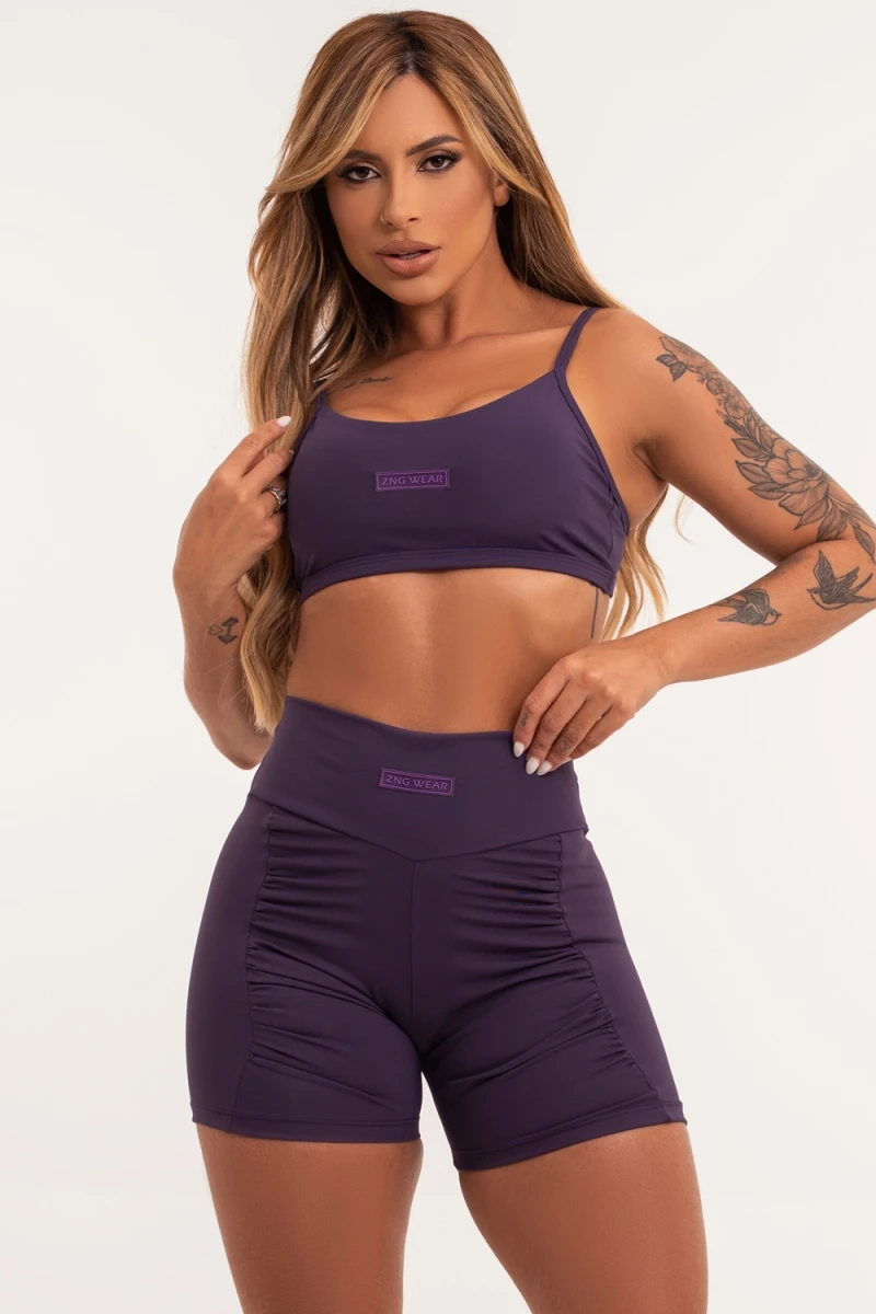 ZNG - PURPLE TIEBREAK SHORTS - SHO259