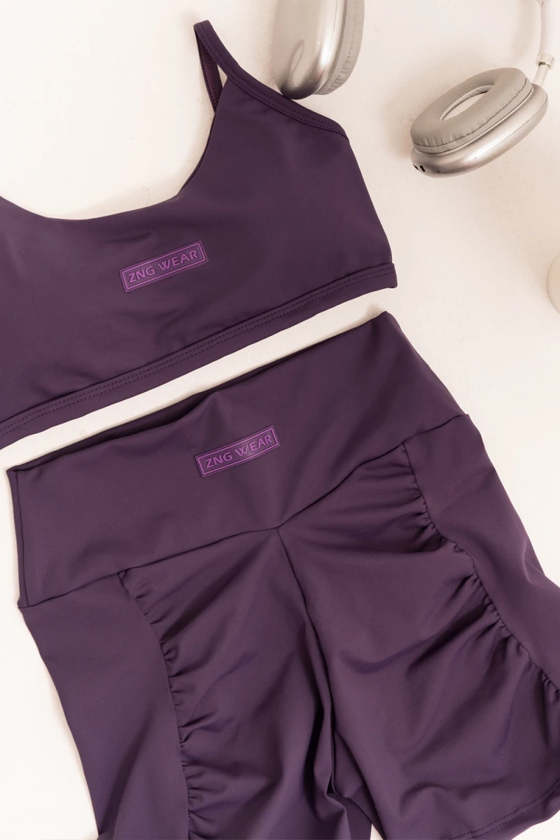 ZNG - PURPLE TIEBREAK SHORTS - SHO259