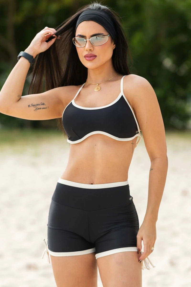 ZNG - Balmy Black Shorts - SHO262