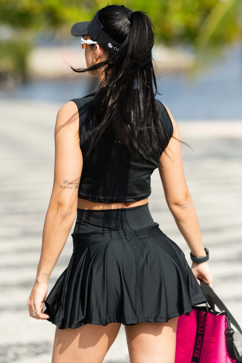 ZNG - SHORT SAIA COLLEGE BLACK - SHO266