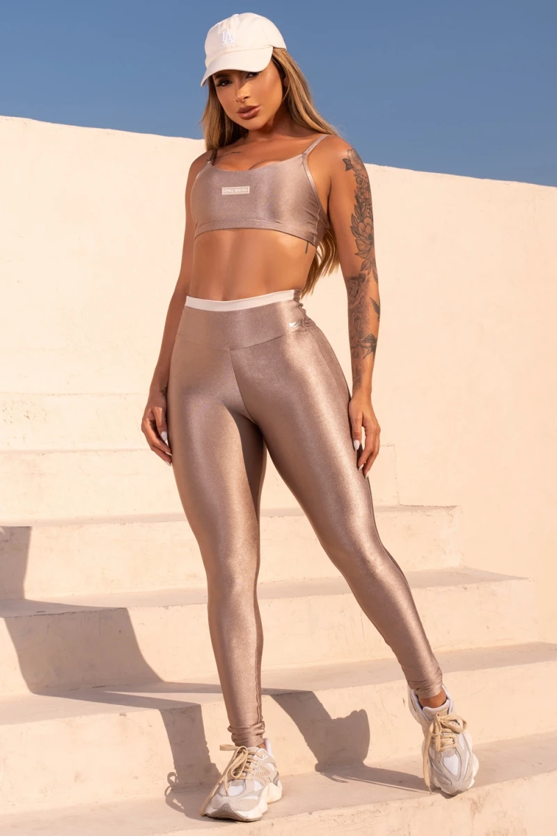 ZNG - LEGGING STAR SHINE KAKI - CIG872