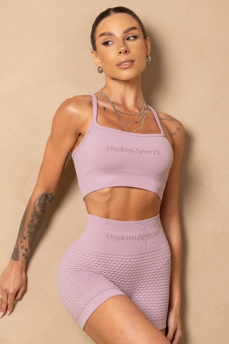 Hipkini - Shorts Fitness Seamless Breezy Malva - 33331387